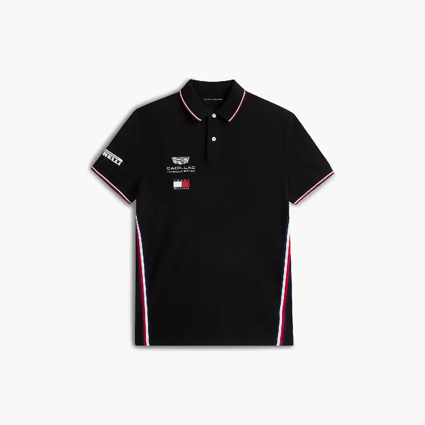 Polo Cadillac F1, squadra, Tommy Hilfiger, nera, 2026