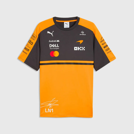 Polo McLaren, squadra, Lando Norris, papaya