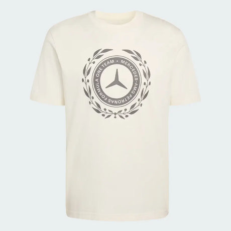 Polo Mercedes, Silver Arrows, adidas, bianco, 2026