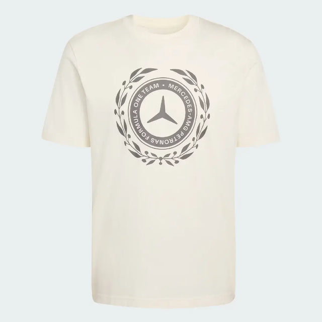 Polo Mercedes, Silver Arrows, adidas, bianco, 2026