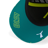 Cappellino Aston Martin, squadra, Lance Stroll, verde