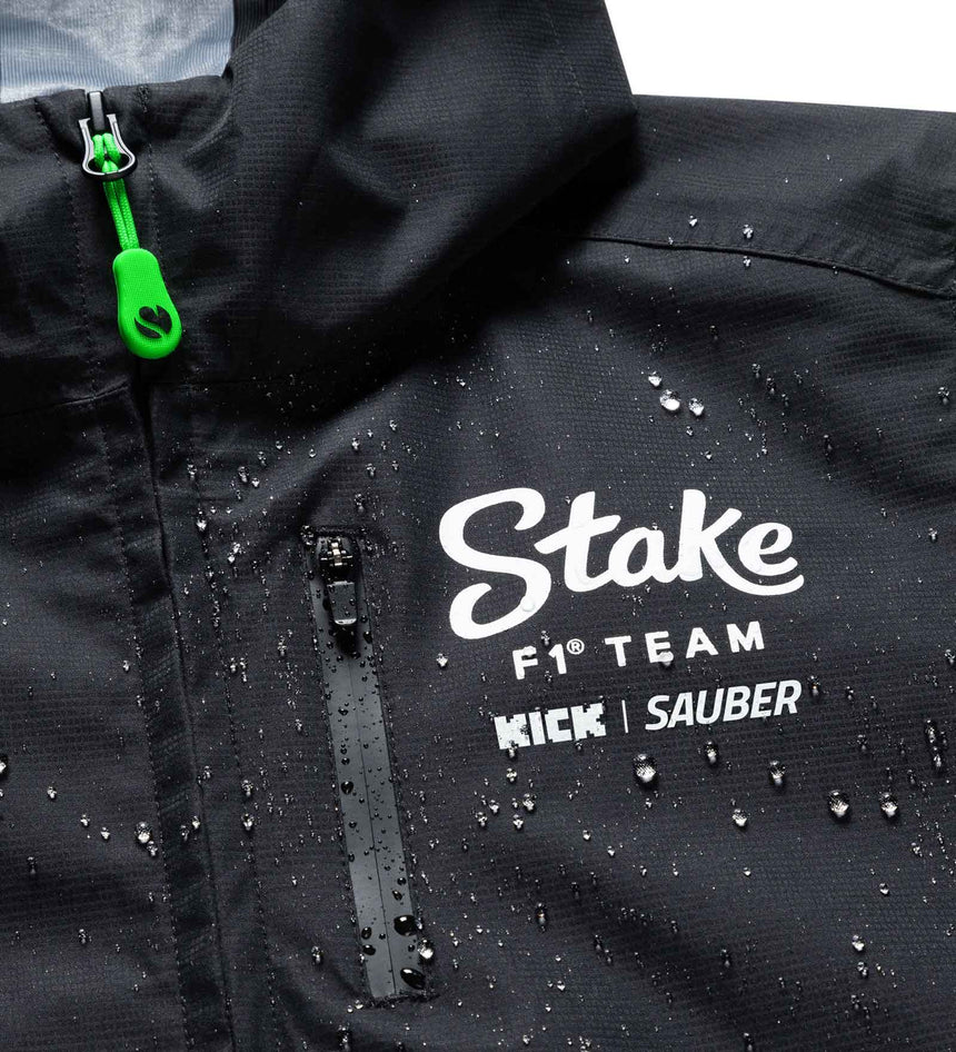Sauber Kick Jacket, CODE ZERO, Team, Rain, Black, 2024