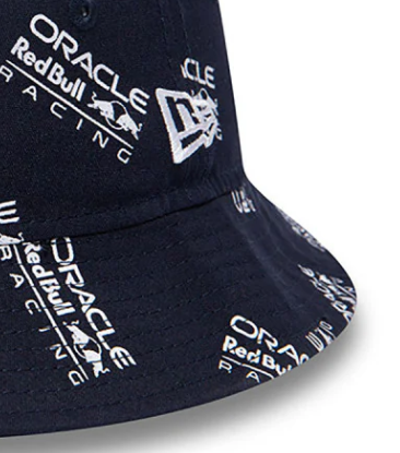 Red Bull Racing bucket hat, New Era, AOP, Blu