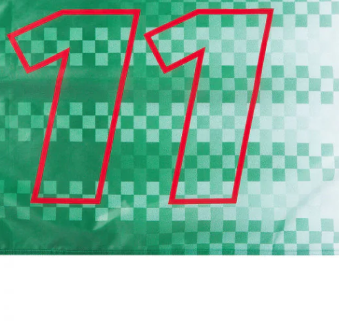 Red Bull Sergio Pérez Banderia, 90x60 cm, 2021