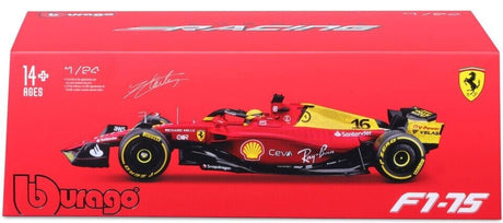 Modellino auto Ferrari, F1-75 GP d'Italia, bburago, 1:24, Charles Leclerc #16, 2022