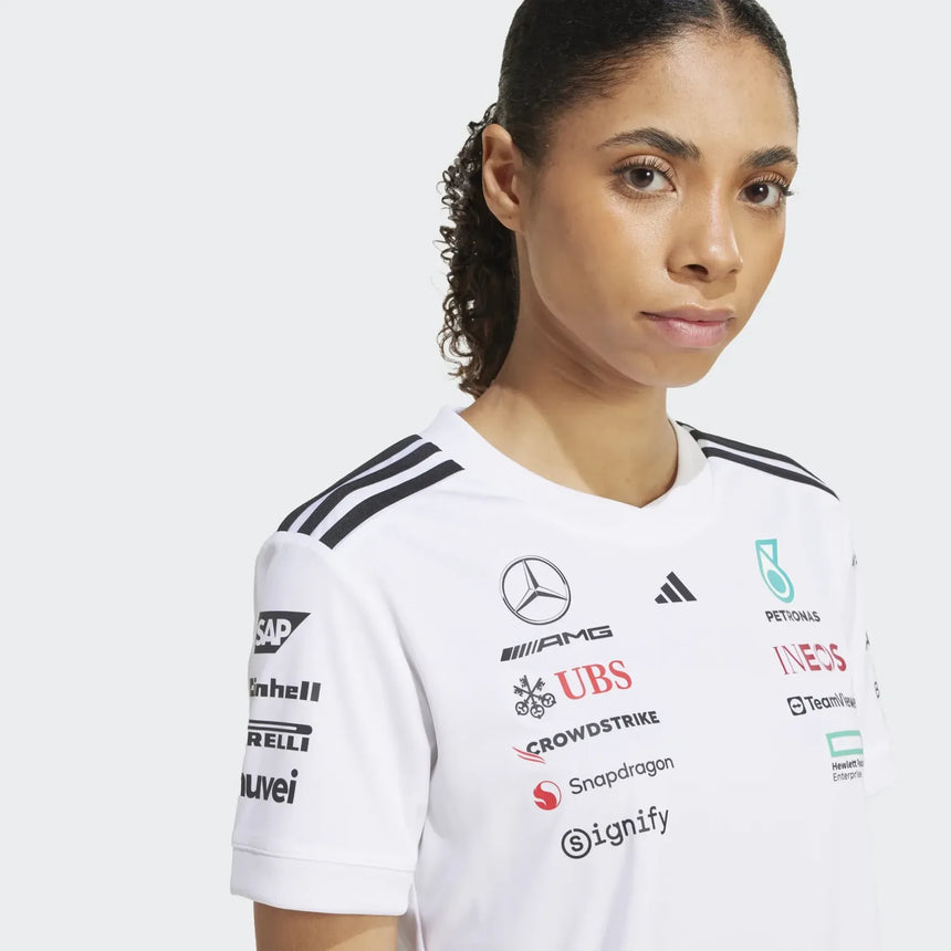 Mercedes Kurzarm-Piloten-T-Shirt – Damen 🔥