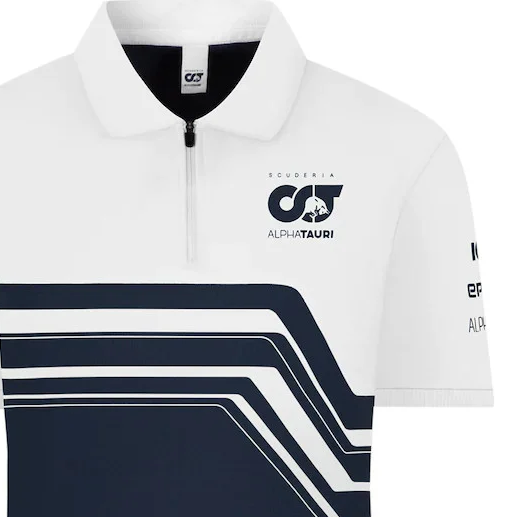 Scuderia Alpha Tauri, Women, Team T-Shirt Collar Shirt, Navy, 2022