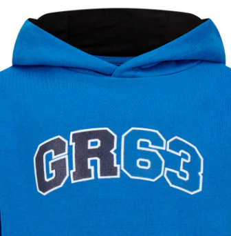 Mercedes Sweatshirt, Kapuzenpullover, George Russell, Blau