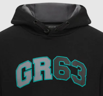 Mercedes Sweatshirt, Kapuzenpullover, George Russell, Schwarz
