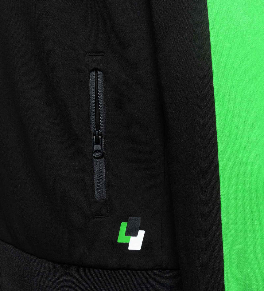 Sauber Kick Sweater, CODE ZERO, Team, Race, Schwarz, 2024