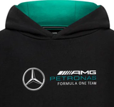 Mercedes Sweatshirt, Kapuze, AMG Logo, Kinder, Schwarz