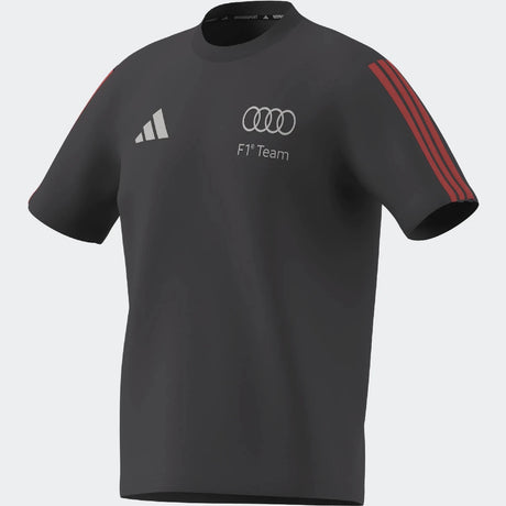 T-shirt Audi, DNA, piccolo logo, adidas, grigio