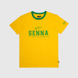 T-shirt Ayrton Senna, Brasile, giallo
