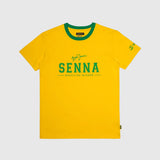 T-shirt Ayrton Senna, Brasile, giallo