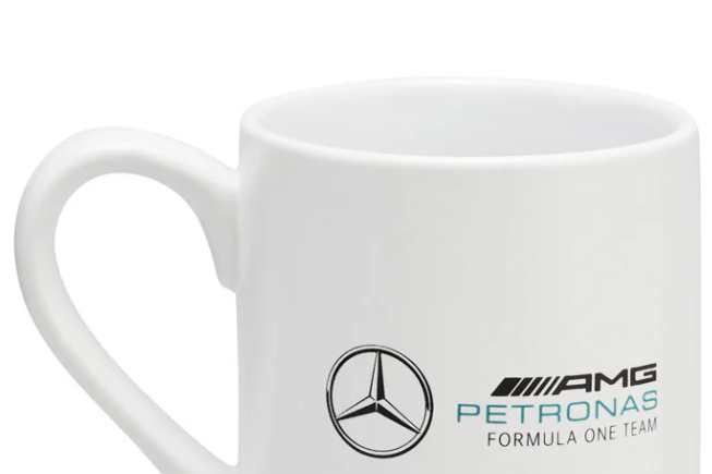300 ml, Tasse mit Mercedes-Teamlogo