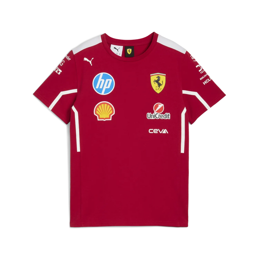 Scuderia Ferrari Team Rundhals-T-Shirt für Kinder 🔥